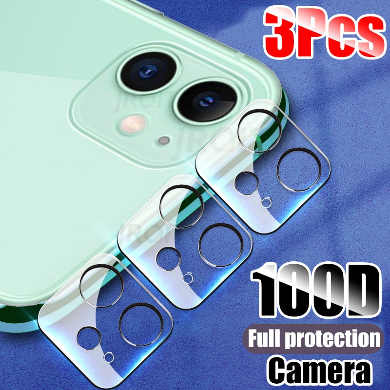 3PCS Camera Protection Glass For iPhone 11 12 Pro Max X XR XS MAX Screen Protector On iPhone 11 7 8 Plus SE Camera Lens Glass