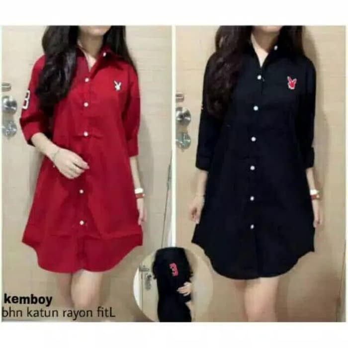 Sq Kmj Nanas Katun Adem Kemeja Wanita Murah Simple Elegan Modis Modern Tr DT658 Kemeja Wanita Kemboy