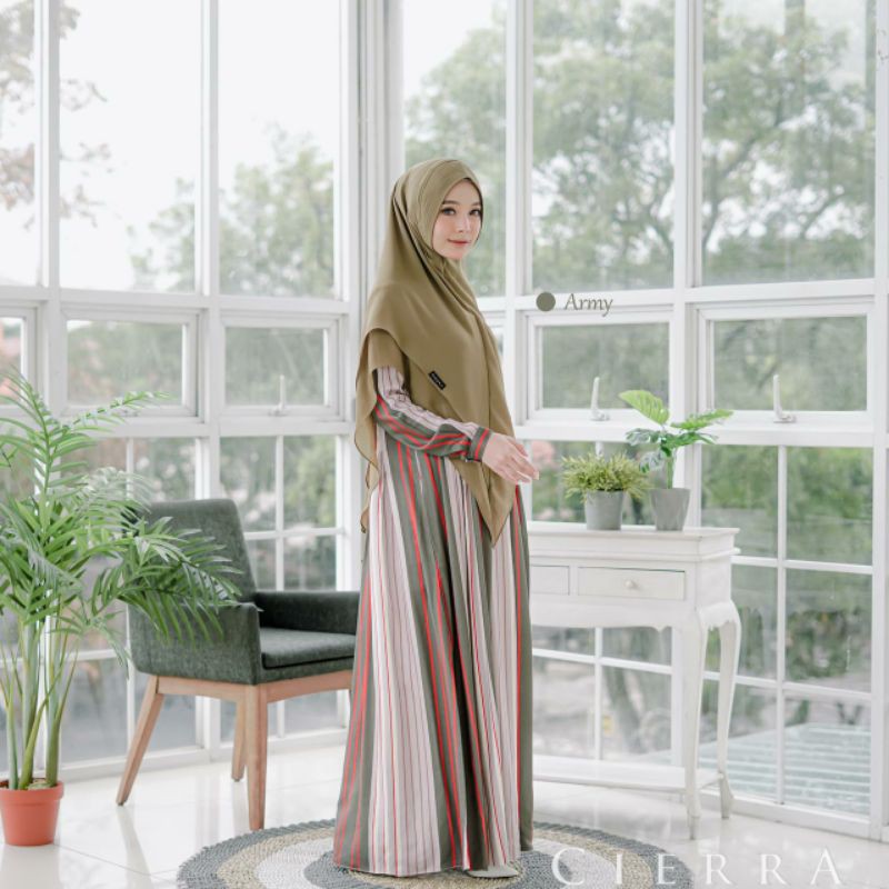 Gamis stripe / Stripe dress by cierra / gamis katun