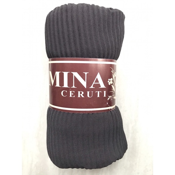 Hijab Pasmina plisket premium / Pasmina Plisket lidi / Pasmina pleated shawl / Pashmina plisket Tanpa Garis Tengah-Dark grey (75x175cm)