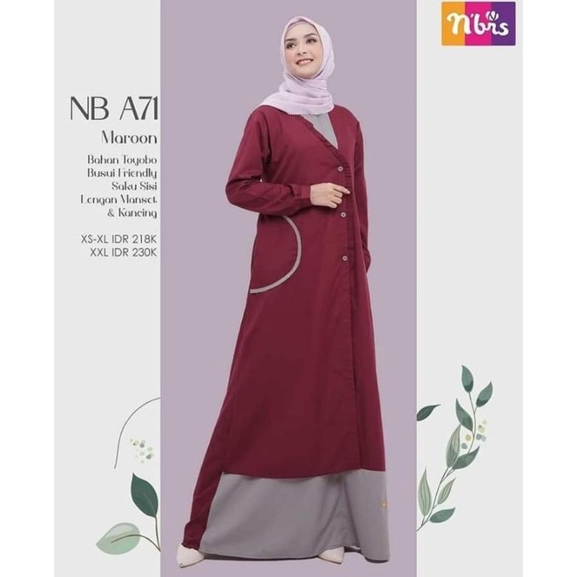 Gamis Nibras terbaru NB A71