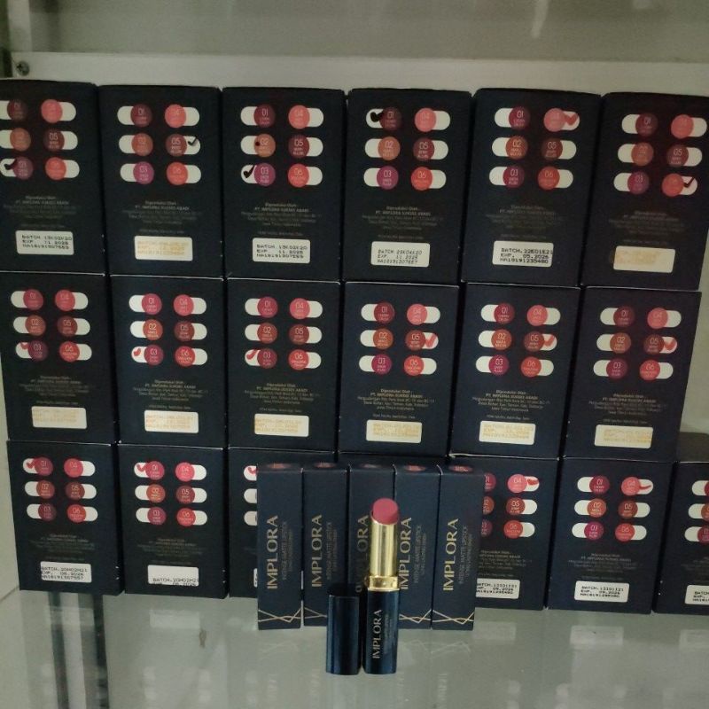 (implora)GROSIR Intense Lipstik Long Lasting IMPLORA 100% ORIGINAL