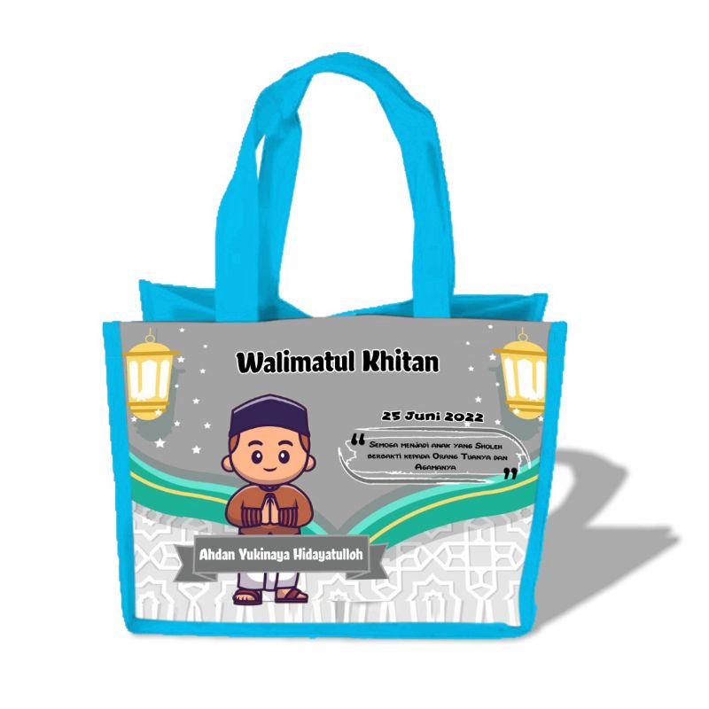 

Souvenir Tas Tasyakuran Khitanan Tas goodie bag Custom harga murah