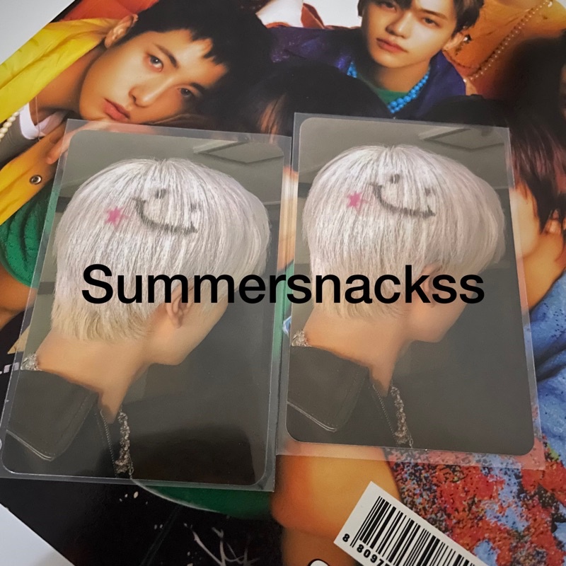 Booked jisung kumon trading card type a glitch mode