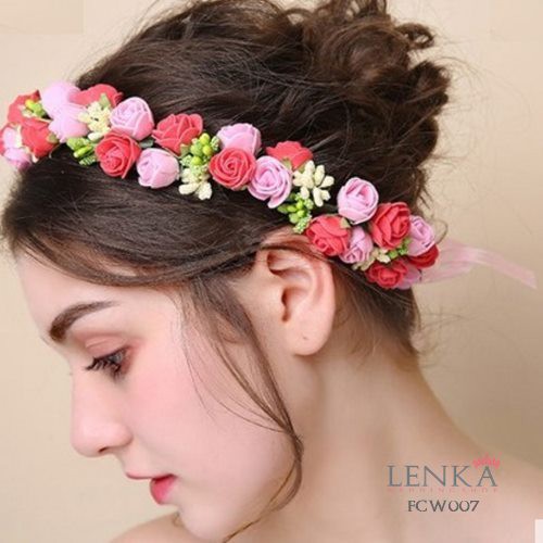 [READY STOK] FLOWER CROWN WEDDING PESTA PENGANTIN AKSESORIS BANDO FCW007