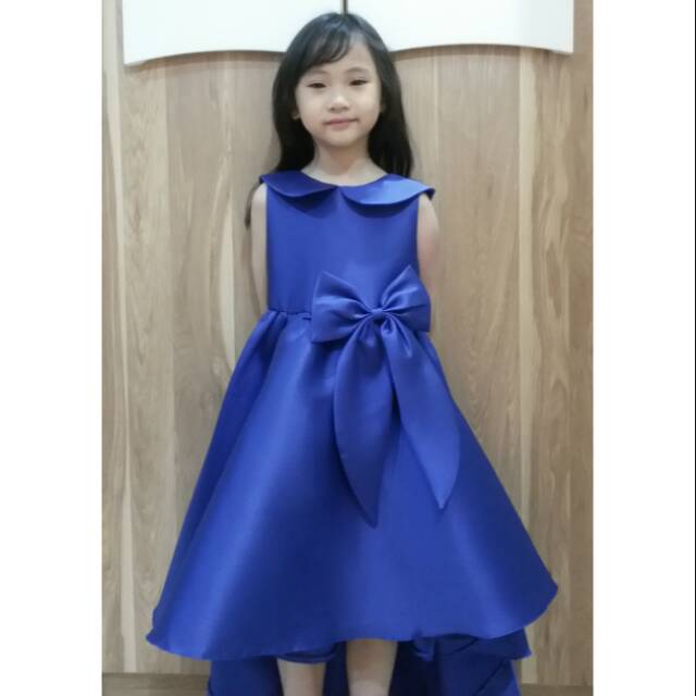 DRESS PESTA BIRU ELEKTRIK
