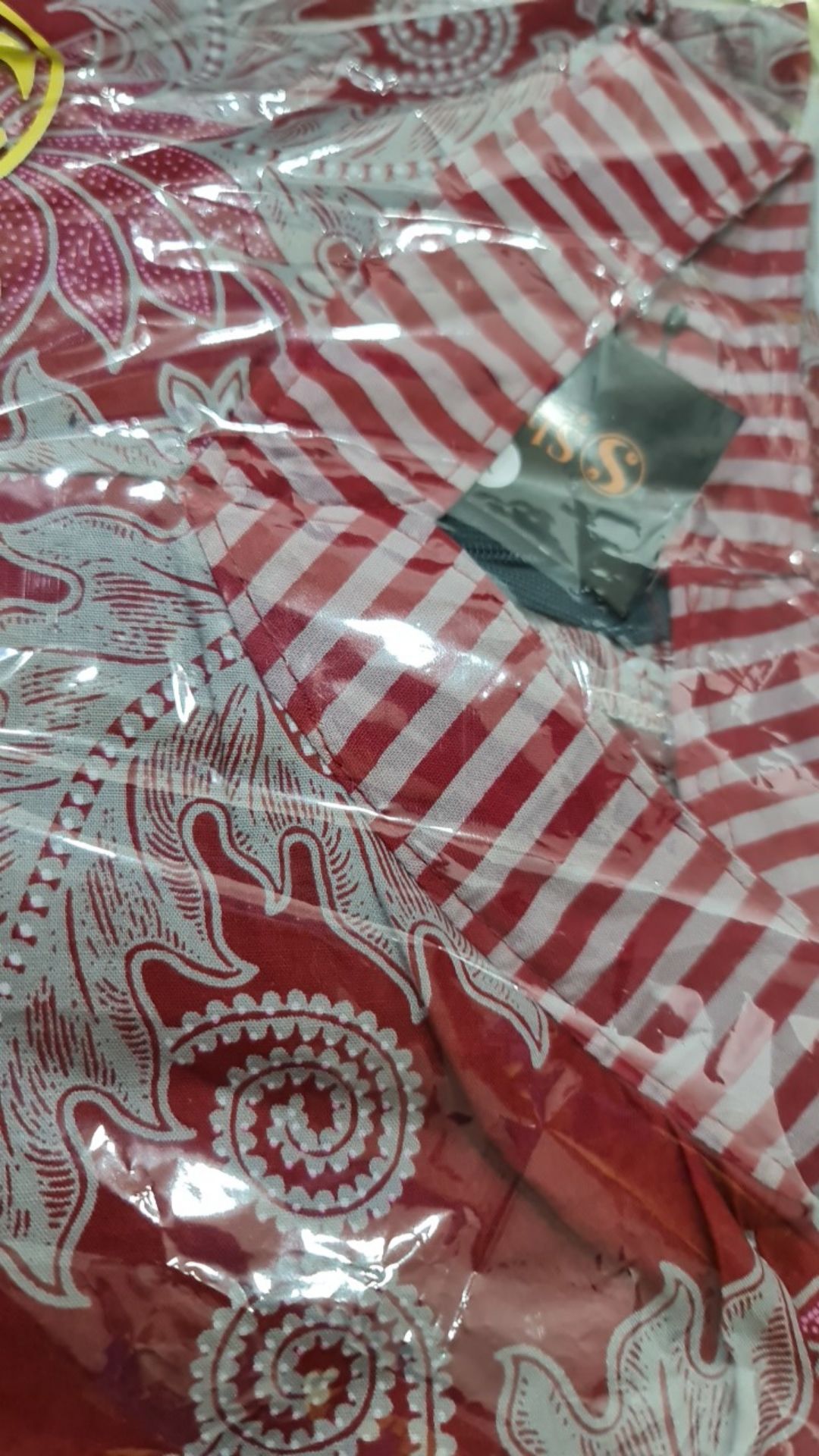 Shanaya Batik Tunik Pias Prameswari Warna Hitam Dan Merah Size S M L Xl Xxl Bisa Seragaman