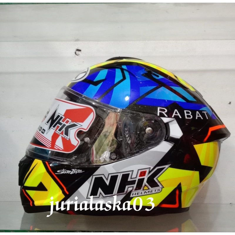 HELM NHK GP PRIME #TITO RABAT-FULL FACE-DOUBLE VISOR