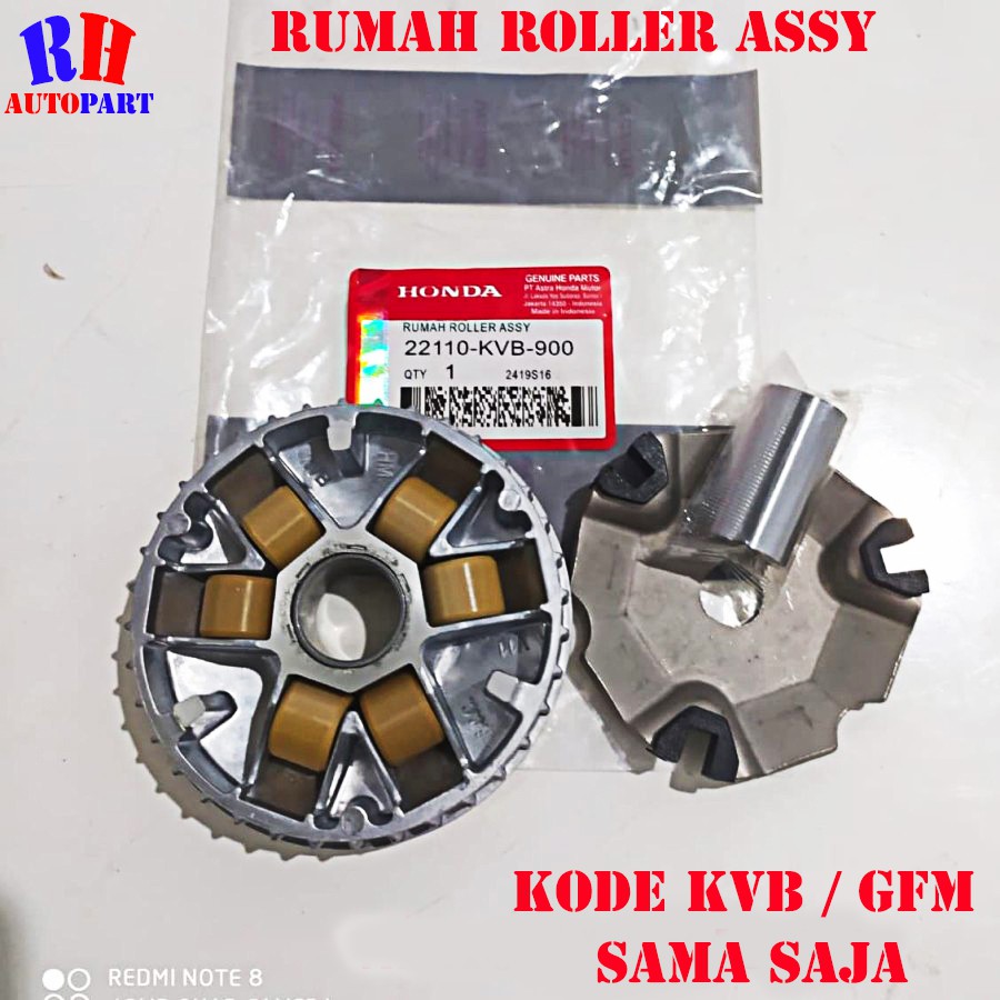 RUMAH ROLLER ASSY VARIO 110 KARBU VARIO 110 F1 BEAT F1 SCOOPY F1 SPACY F1 VARIO 110 CW STATER KASAR KVB / GFM