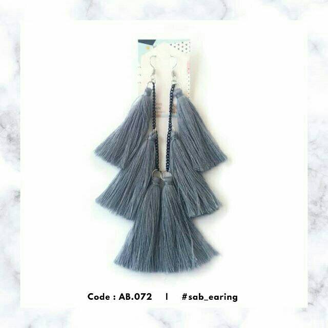 Anting Hijab | Anting Tassel Panjang  | ANTING BANDUNG | AB.072