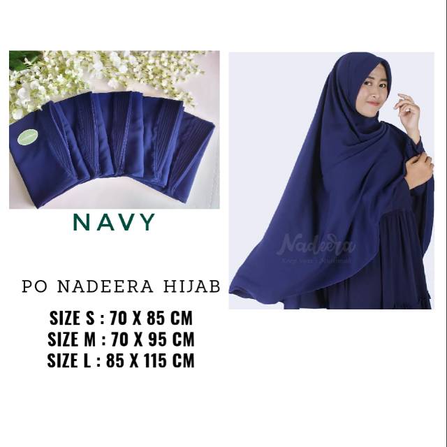 Nadeera Hijab (Navy)