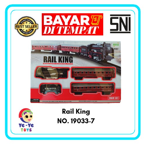 Mainan Kereta Rail King NO. 19033-7