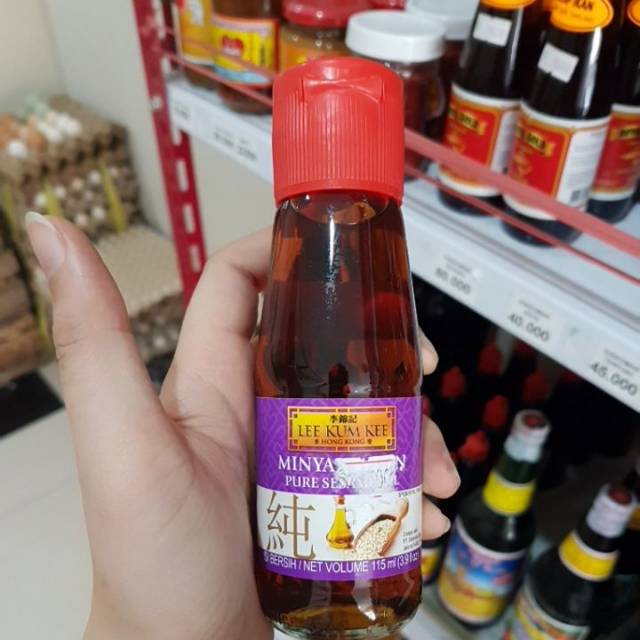 Lee Kum Kee Pure Sesame Oil 115 Ml Minyak Wijen Leekumkee Makyu Shopee Indonesia