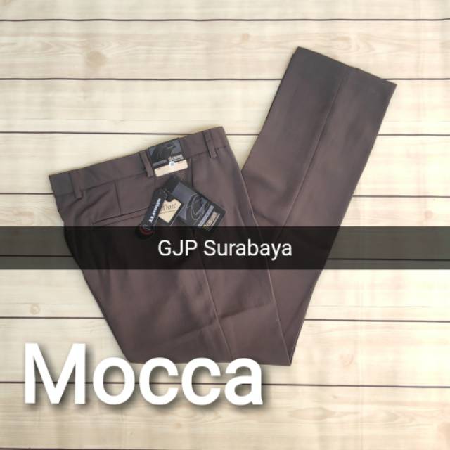 celana kantor formal kerja bahan tebal pria slimfit size 27 - 44