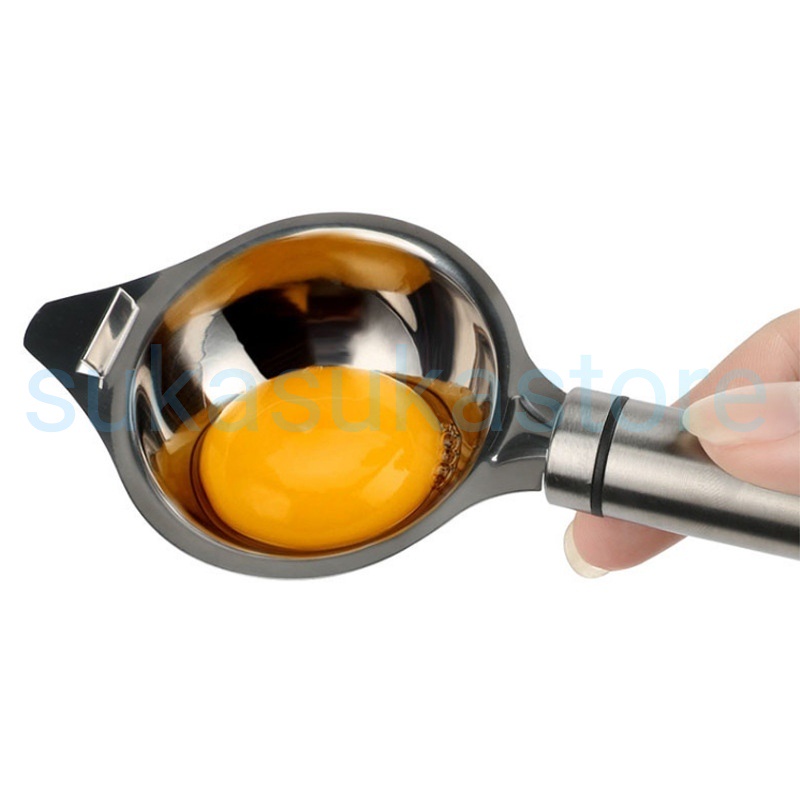 Alat Pemisah Putih dan Kuning Telur Stainless Steel Premium egg separator Praktis