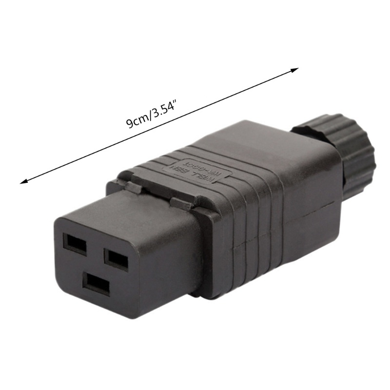 Cre IEC PDU UPS 16A 250VAC 320c 19colokan Conector IEC Conector IEC 320c19 C19 Plugue Female Conect Rewirable Socket Dur