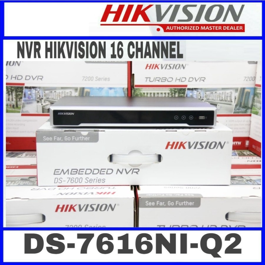 NVR HIKVISION 16 Channel DS-7616NI-Q2 - 2 SLOT HDD