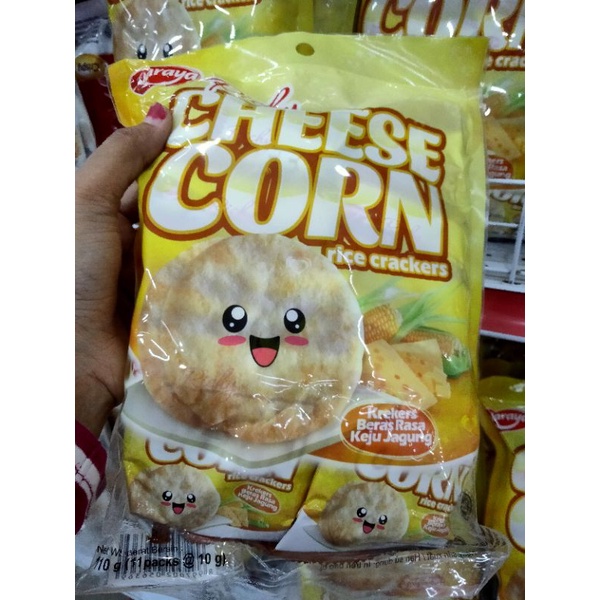 

NARAYA Richy Rice Crackers Cheese Corn 110gr