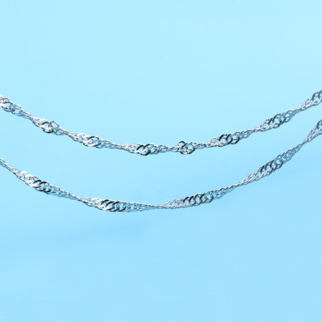 Kalung Klavikula 8 Gaya Bahan S925 Pure Silver Untuk Wanita