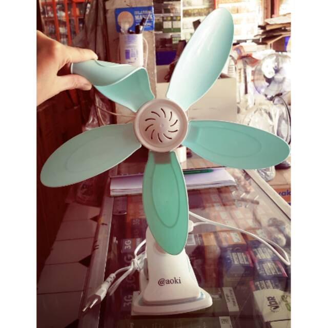 Kipas Angin Baling Elastis Aoki ( Meja & Jepit )