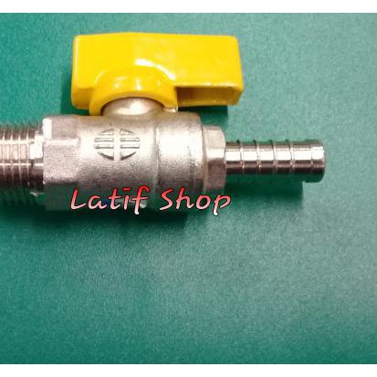 ⅍ Stop Kran gas Rifeng DN 10 / Nozle gas kompor / stop valve gas ➮