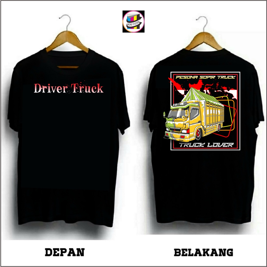 KAOS TRUCK LOVERS/KAOS SOPIR TRUCK/KAOS DRIVER TRUCK/KAOS DRIVER MUDA