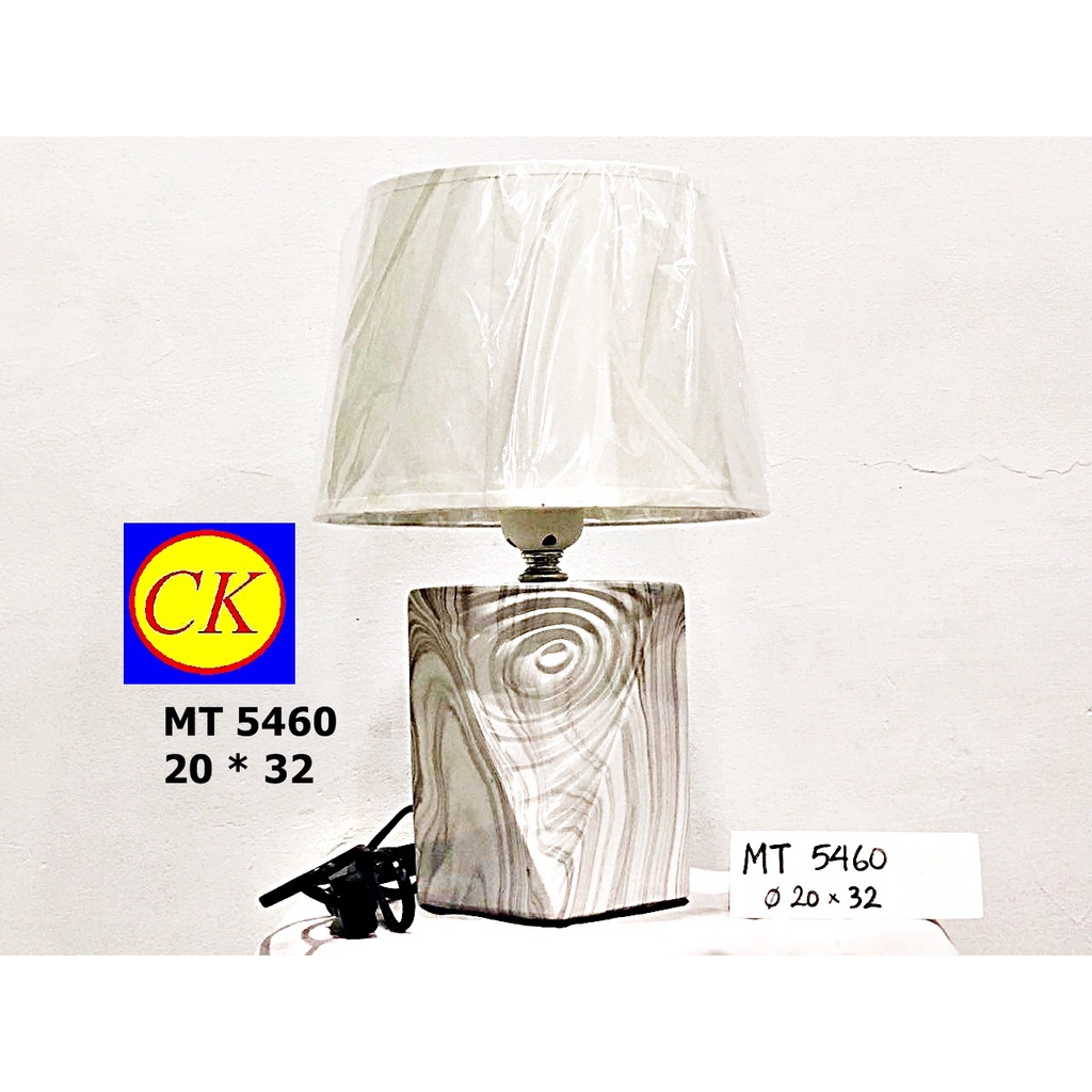 Lampu meja tidur minimalis elegan classic 5460 murah keramik