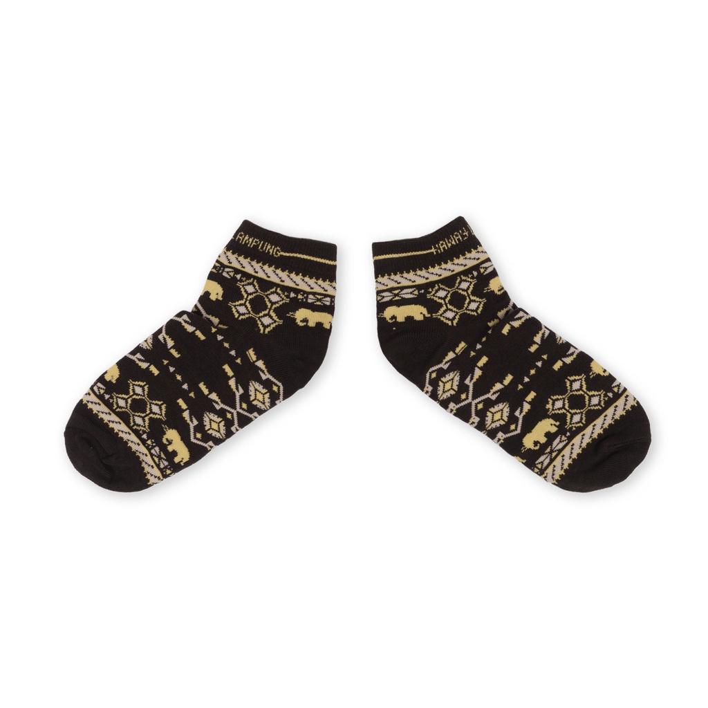 Kaway Kaos Kaki Pendek / Mata Kaki Ankle LowCut Motif AURORA STRAIGHT