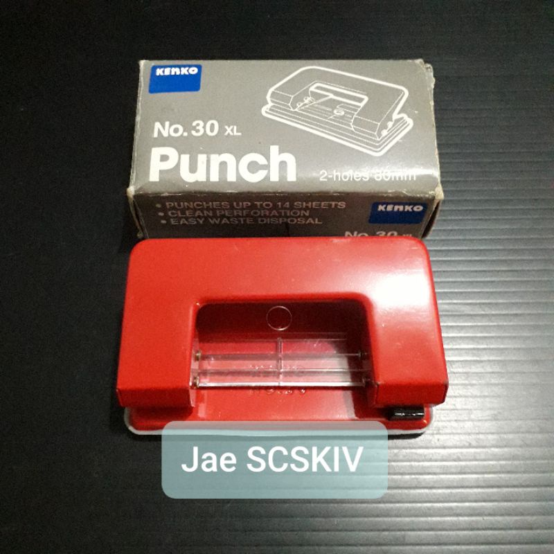 Jual KENKO Punch Hole no 30 / Pembolong Kertas Second Shopee Indonesia