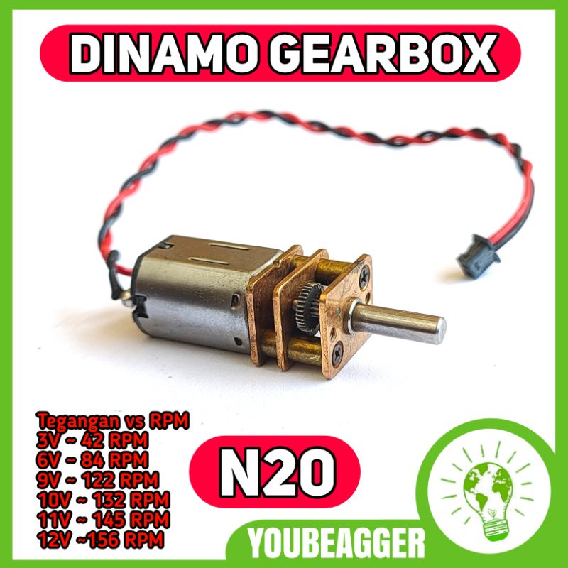 Gearbox motor DC N20