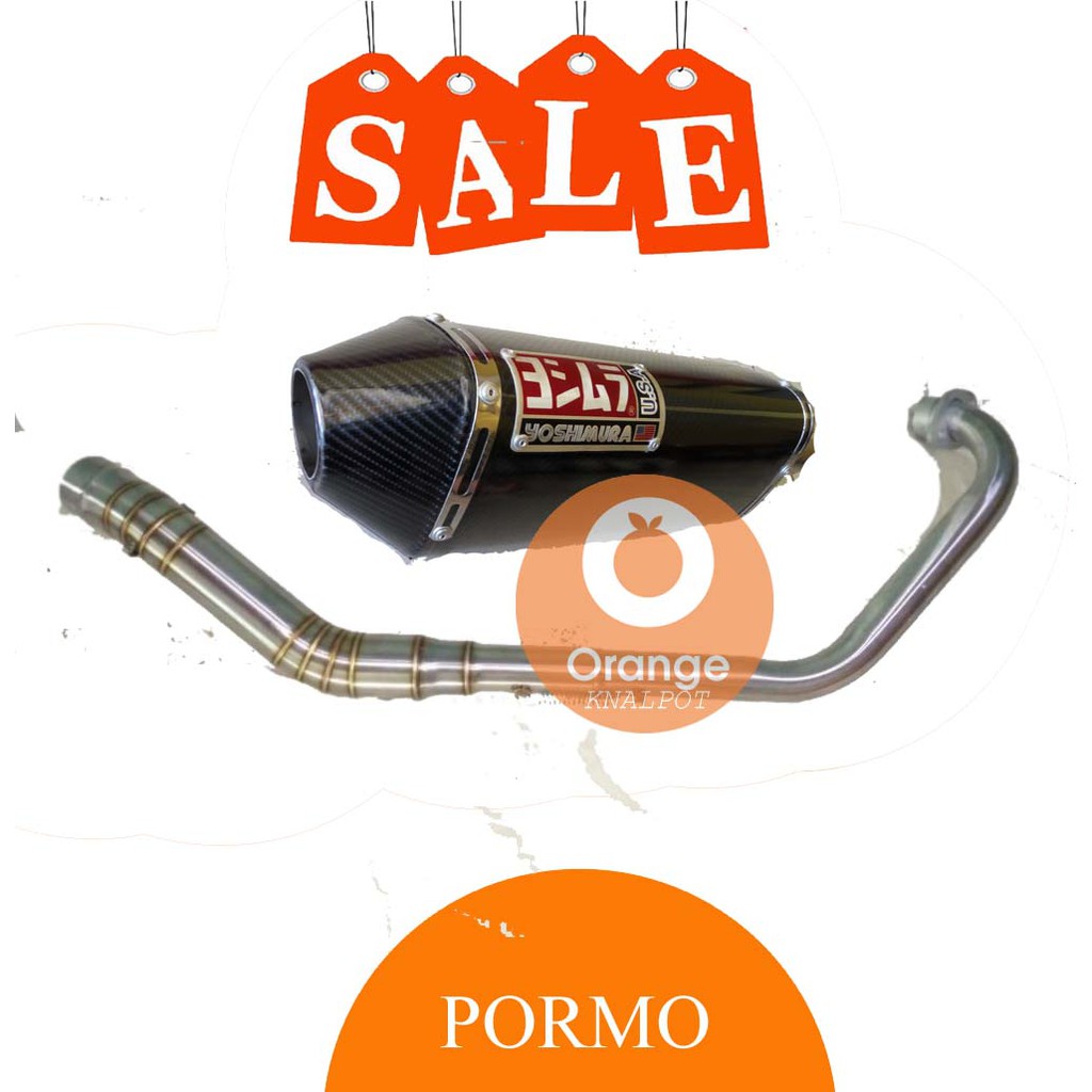 Knalpot Racing SemiCacing Yoshimura USA Karbon Yamaha Aerox / Yamaha Nmax 155