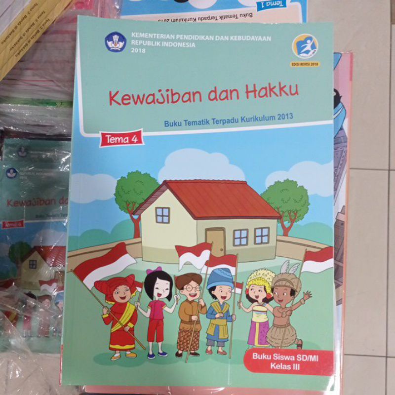 Buku Tematik Kelas 3 tema 4 Diknas