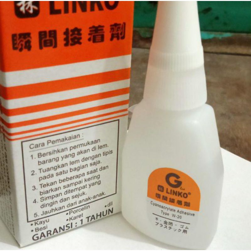 

LEM G LINKO/ lem Korea/lem serbaguna/lem kayu/lem besi