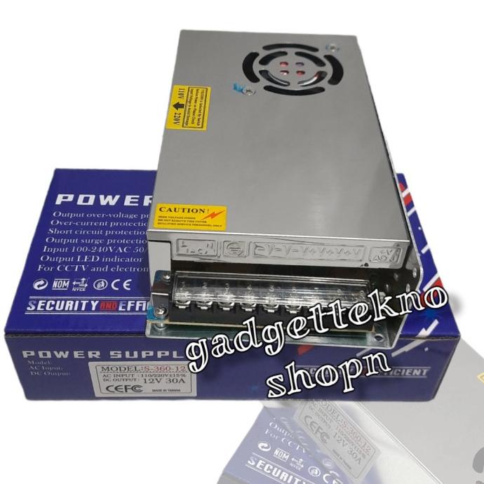 power suplay 12v 30a , 12v 30a fan
