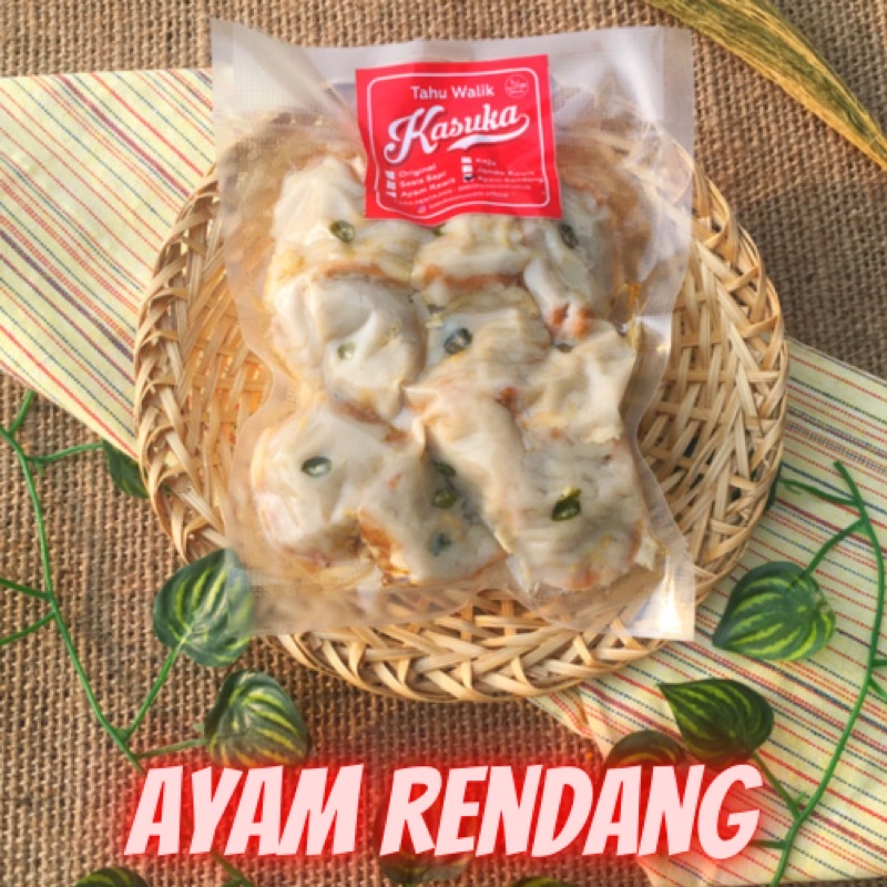 

Tahu Walik Ayam Rendang Frozen (GRATIS Packing Box Styrofoam)