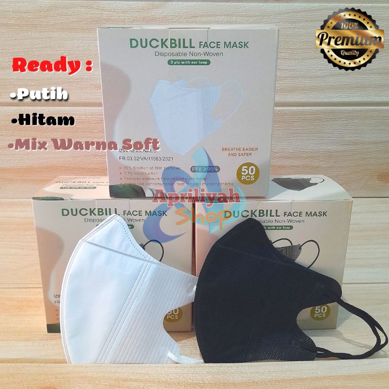 Masker Duckbill Ecer Dan Grosir/ Masker Dukbil Murah /Facemask Duckbill/Masker Kesehatan