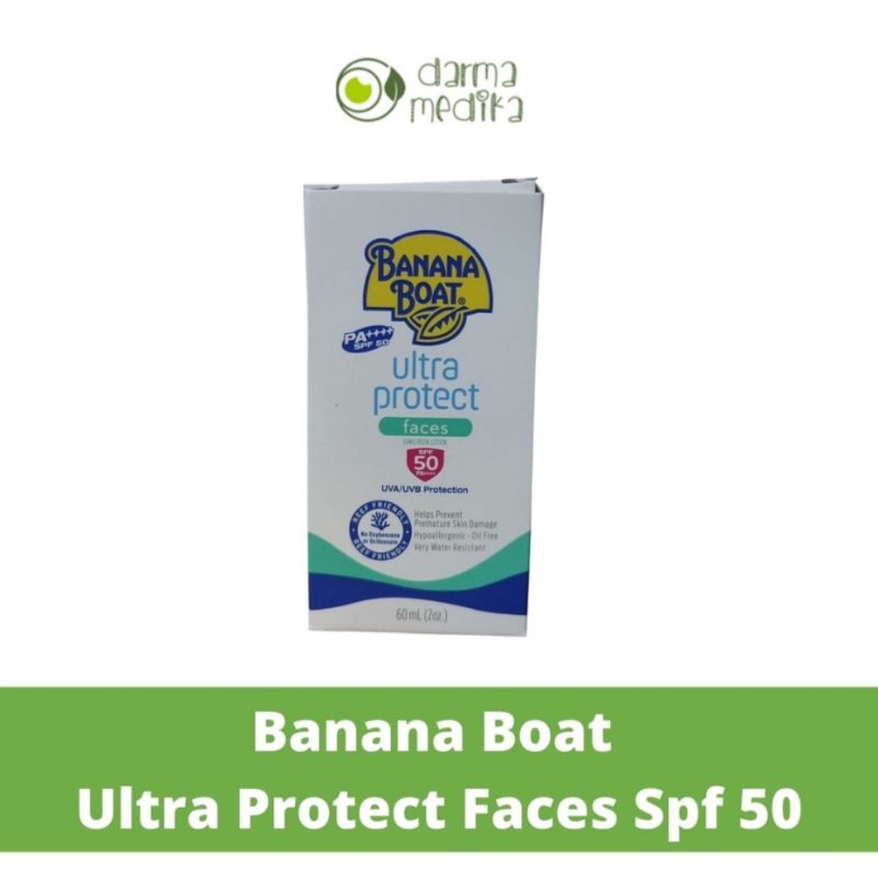 Sunblock Wajah Banana Boat Ultra Protect Faces Face SPF 50 60 ML