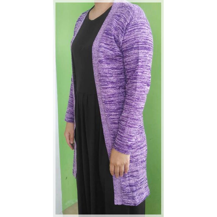 Long Cardi Wanita Bahan Rajut /  Knit Cardigan Rajut Lembang