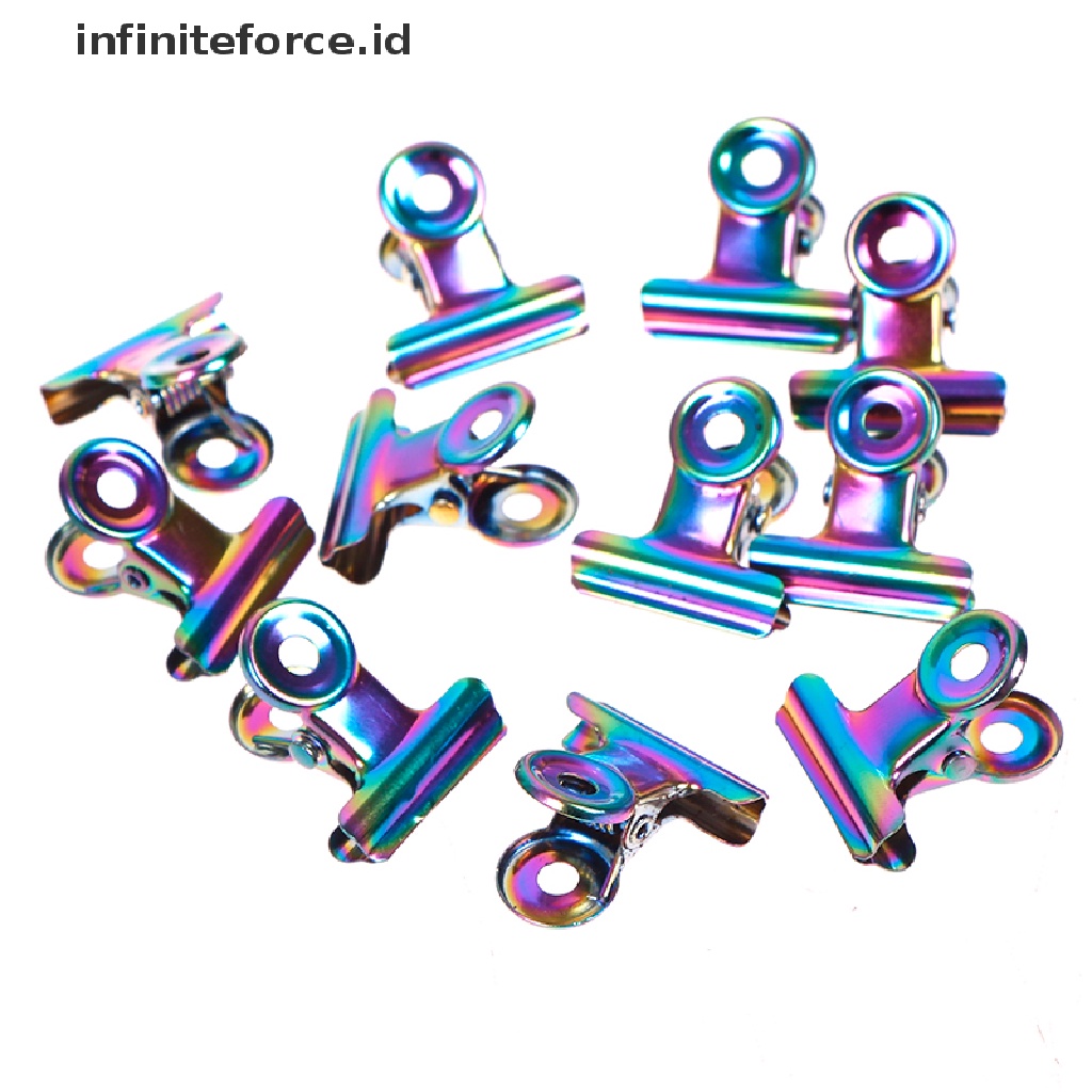 (infiniteforce.id) 10pcs / Set Klip / Jepitan Kuku Palsu Untuk Extension / Nail Art