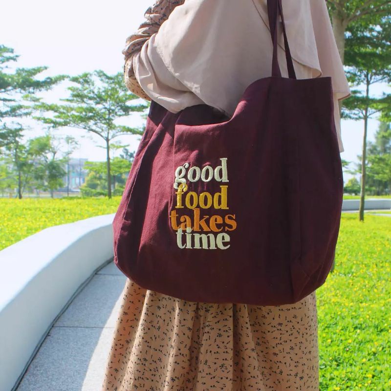 Custom Tote Bag Bordir