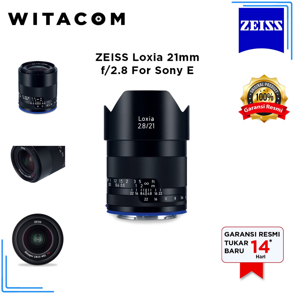 Zeiss Loxia 2.8/21mm E-Mount (Full Frame) - Sony