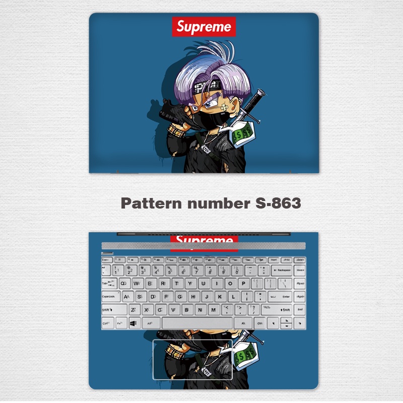 2pcs Stiker Laptop Universal Motif Bunga Bahan VINYL 12 13 14 15.6 Inch Lenovo FLEX 2 FLEX 3 15 G40 G50 G400 G405