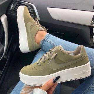 air force 1 sage low green