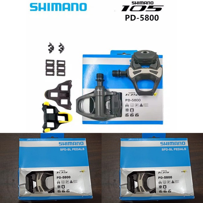 SHIMANO 105 PD 5800 SPD SL CARBON PEDAL CLEAT SET