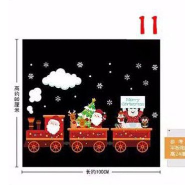 Magic Sticker Kaca Natal