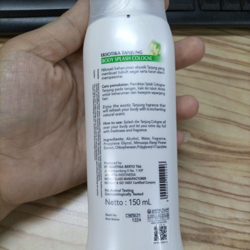 Sariayu Body Splash Cologne Eksotika Tanjung