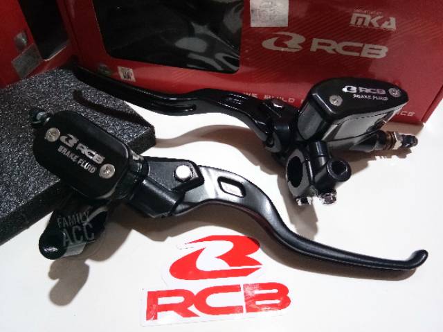 Master Rem Tabung Kotak dan Oval Set Kiri Kanan Racing Boy RCB Yamaha Nmax - Xmax 250 - Honda Pcx