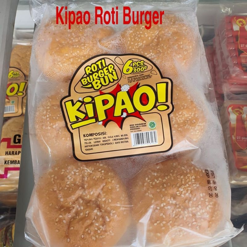 

ROTI BURGER KIPAO ISI 6