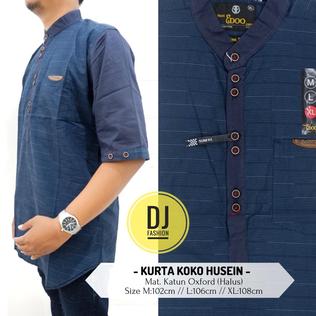 best seller baju koko terbaru kancing depan KUTA KOKO HUSAIN