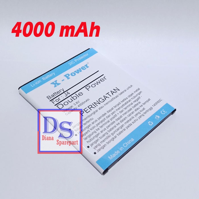 Baterai Samsung Galaxy J4 J400F J400 Batu Batre Battery Double Power
